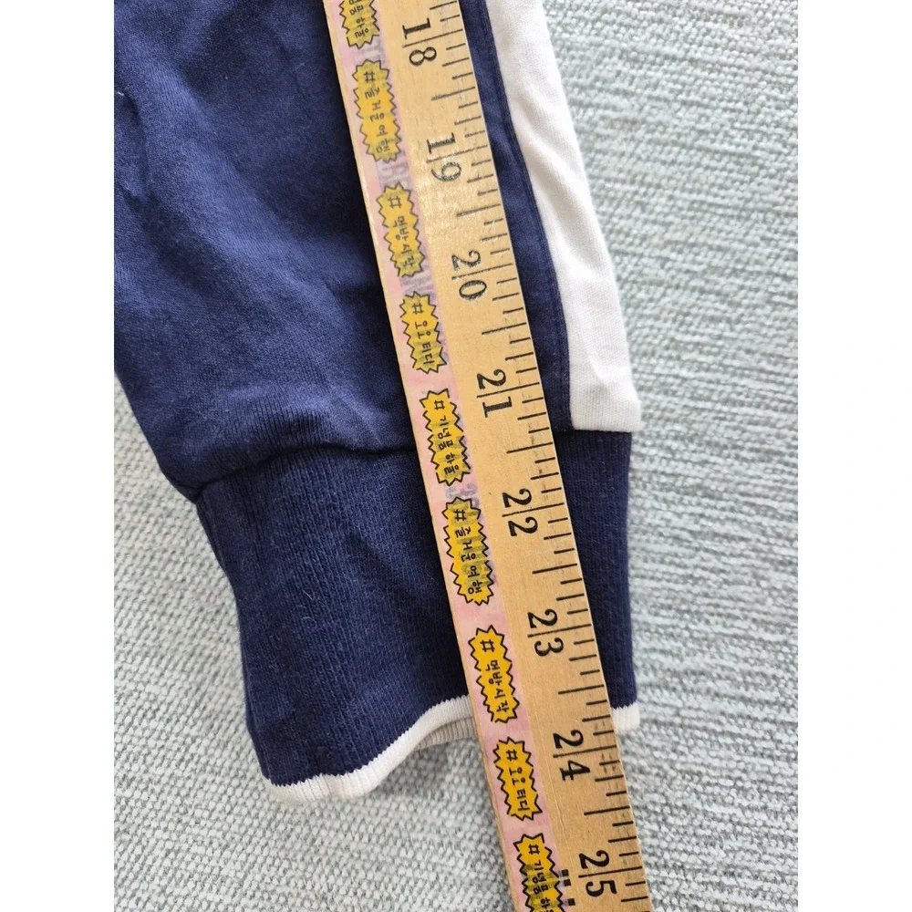 Polo Ralph Lauren Track Jacket Mens Medium Blue Cotton Mock Neck Performance